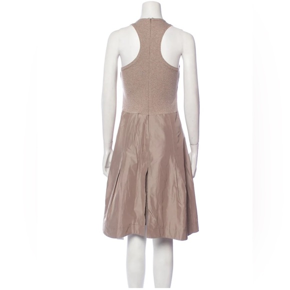 BRUNELLO CUCINELLI Scoop Neck Knee-Length Dress Size: S Gorgeous Tan In Color - Picture 2 of 14